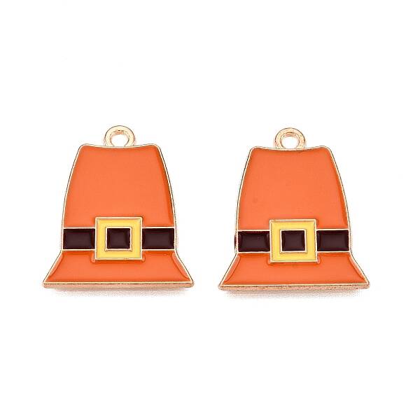 Thanksgiving Day Theme Alloy Enamel Pendants