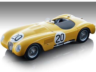 Jaguar C-Type #20 Roger Laurent - Charles de Tornaco 24 Hours of Le Mans (1954) Mythos Series Limited Edition to 45 piece...