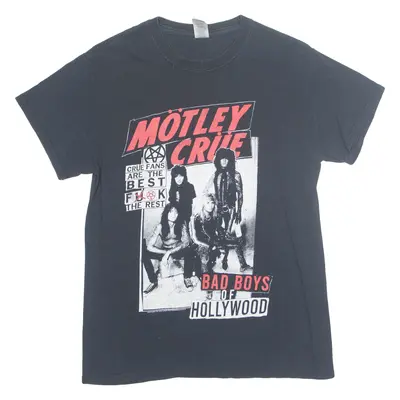 GILDAN Motley Crew Of Hollywood Mens Band T-Shirt Black USA S