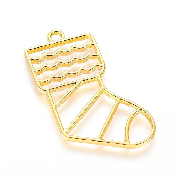 Alloy Open Back Bezel Pendants