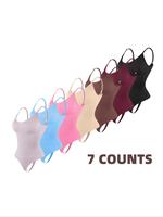 Women's Plain Adjustable Strap Cami Shapewear Bodysuit, Sleeveless Seamless Tummy Control Shaper, Ladies Shapewear Clothes fo...