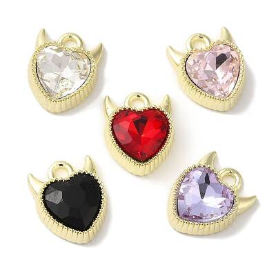 Heart Rack Plating Alloy Charms