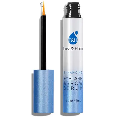 Terez and Honor Advanced Eyelash Serum and Eyebrow Growth Serum for Thicker, Longer Eyelashes and Eyebrows - Grow Luscious La...