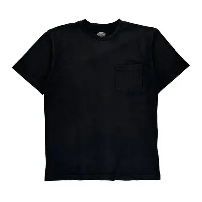 Dickies T-Shirt - Medium Black Cotton