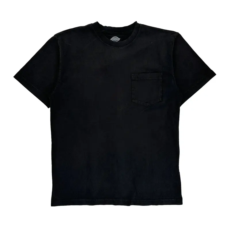 Dickies T-Shirt - Medium Black Cotton