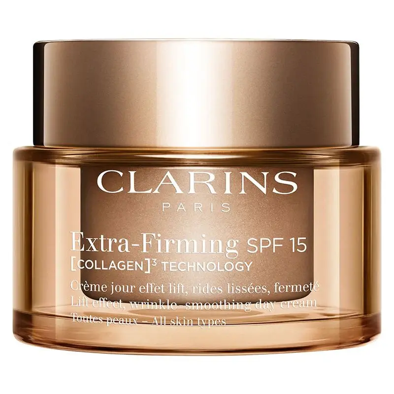 Clarins Extra-Firming Spf 15 [Collagen]³ All Skin Types 50 Ml