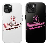 Milwaukee Couple Phone Case, Couple Phone Case, Phone Cases Phone Cover Hard Case Tough 2-piece Phone Case