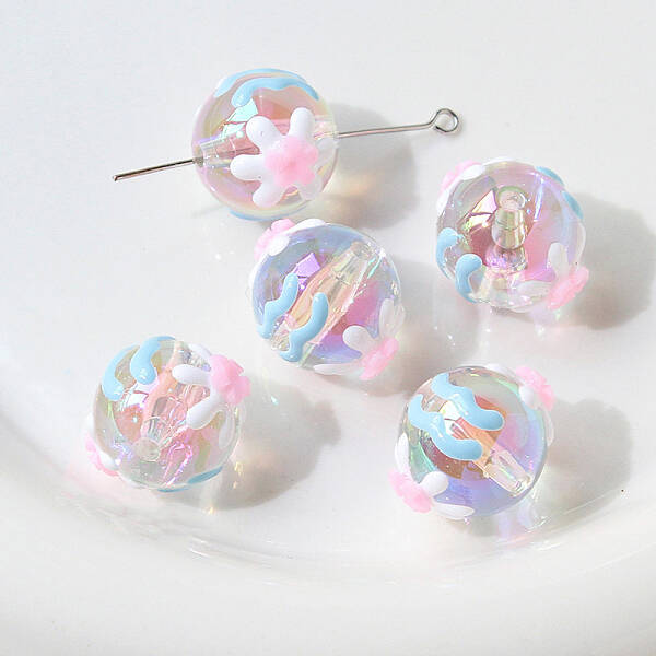 Transparent Acrylic Beads