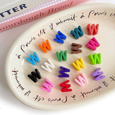 Opaque Acrylic European Beads