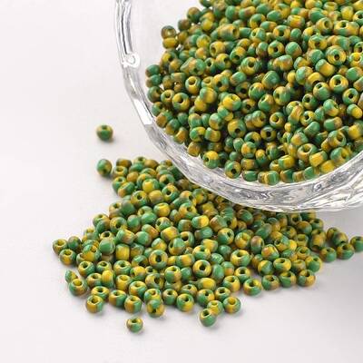 12/0 Opaque Colours Seep Glass Beads