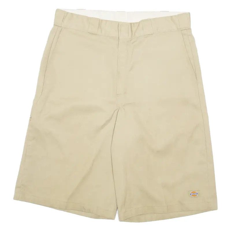 DICKIES Mens Workwear Shorts Beige Relaxed M W34