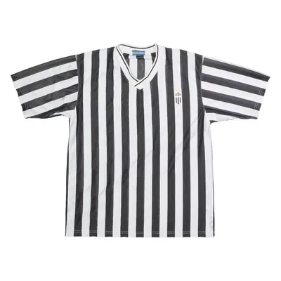 X-ISLE Mens Football Shirt Jersey White 90s V-Neck L