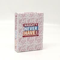 Naughty Never Have I Dare To Challenge Table and Card Games, 1 Box Funny Drinking Card Game, Interactive Table Game for Famil...