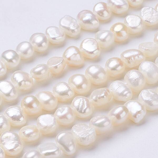 Natural Cultured Freshwater Pearl Beads Strands