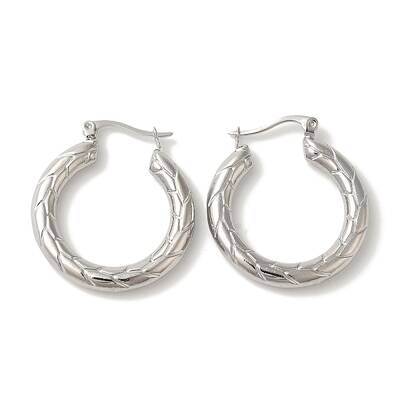 Tarnish Resistant 304 Stainless Steel Hoop Earrings for Women