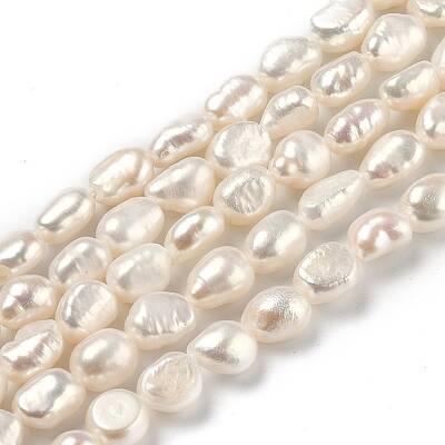 Natural Cultured Freshwater Pearl Beads Strands