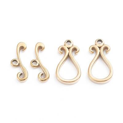 Ion Plating(IP) 304 Stainless Steel Toggle Clasps