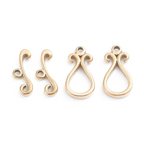 Ion Plating(IP) 304 Stainless Steel Toggle Clasps