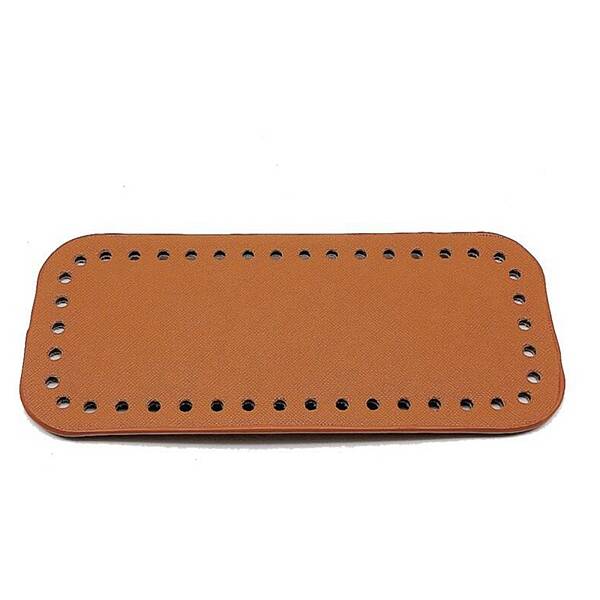PU Leather Rectangle Long Bag Bottom