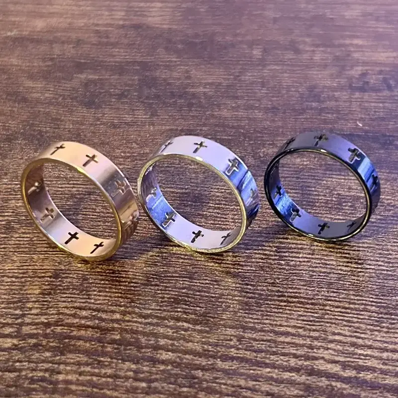 Christian Cross Rings