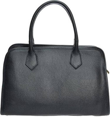 Anna Luchini Borsa A Mano In Pelle Da Donna nera