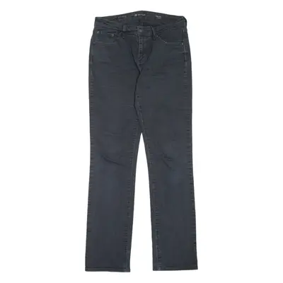 LEVI'S Womens Jeans Black Regular Straight W29 L32