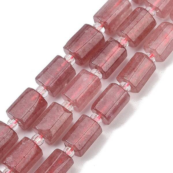 Natural Strawberry Quartz Beads Strands