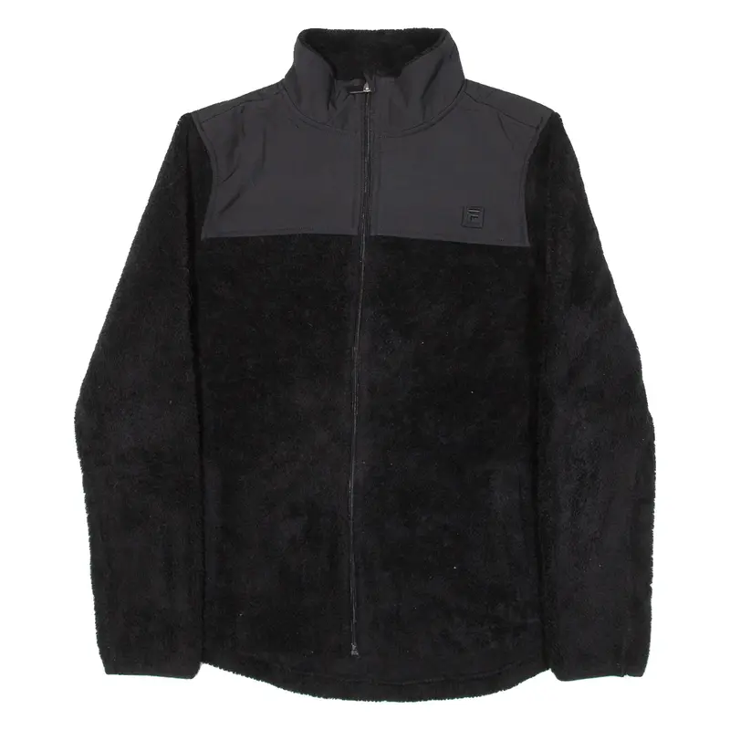 FILA Womens Fleece Jacket Black M