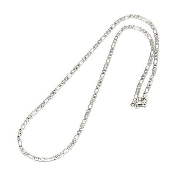 Tarnish Resistant Smooth Surface 304 Stainless Steel Figaro Chain Necklace Making