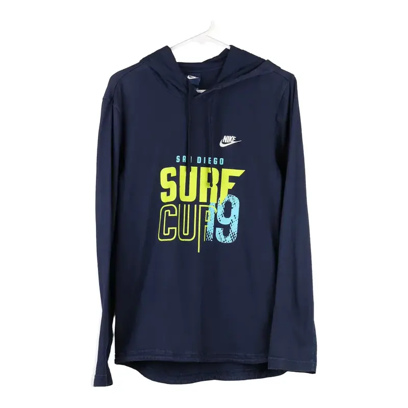 San Diego Nike Graphic Hoodie - XS Navy Cotton Blend