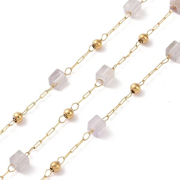 Natural Amethyst Square Beaded Chains