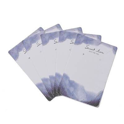 Coated Paper Bracelet Display Cards