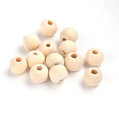 Natural Unfinished Wood Beads