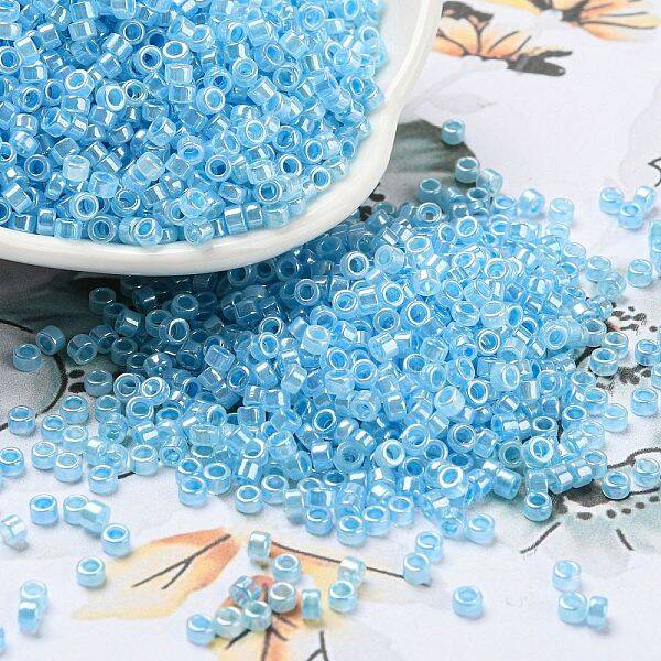 Electroplate Transparent Glass Seed Beads