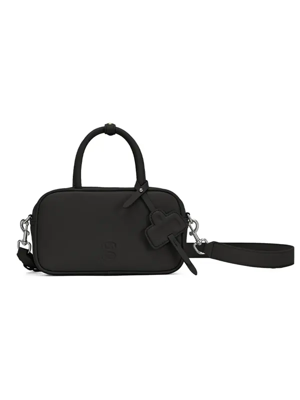 Smting Leather Small Hobo Bag with Top Handle