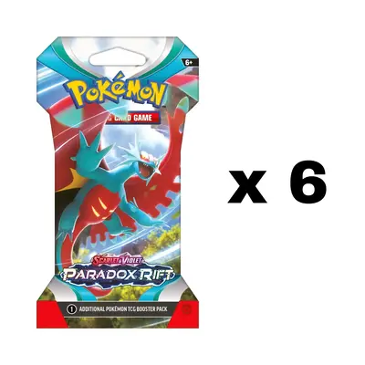 Paradox Rift - Sleeved Booster Pack - Lot of 6 (Pokemon TCG)