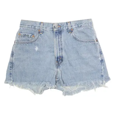 LEVI'S Altered 505 Womens Denim Shorts Blue S W28