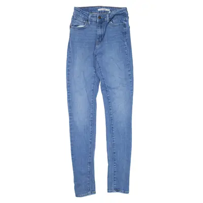 LEVI'S 721 High Rise Jeans Blue Denim Slim Skinny Womens W26 L29
