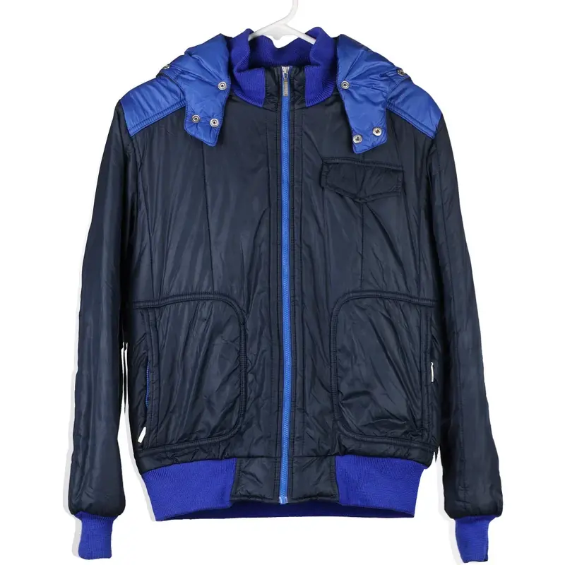 Age 11-12 Ferrari Puffer - Medium Navy Polyester