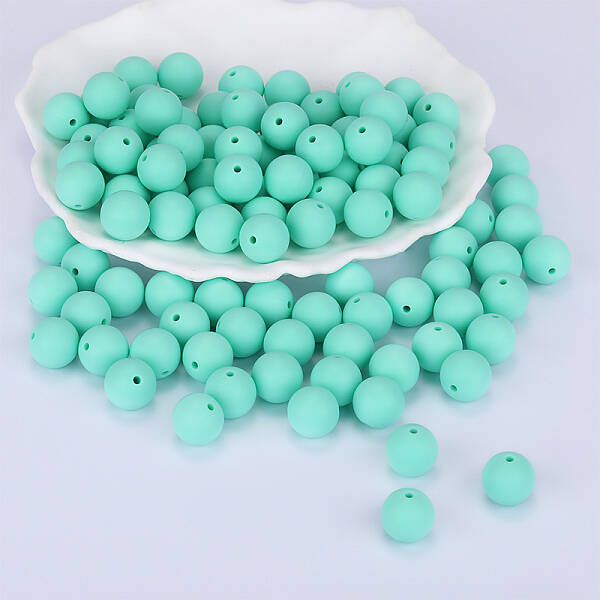 Round Silicone Focal Beads