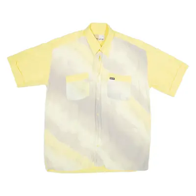 ALIZE SPORT Mens Shirt Yellow Colourblock L