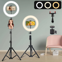 Upgraded 12-Inch LED Ring Light with 43.3\