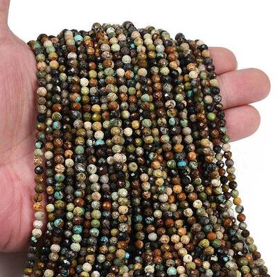 Natural HuBei Turquoise Beads Strands