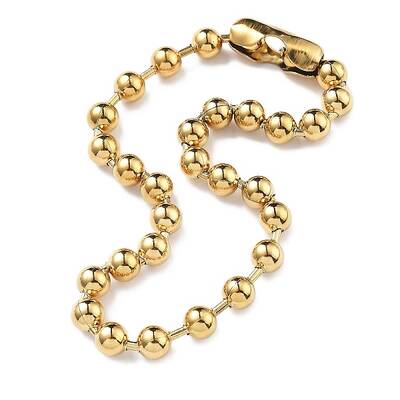 304 Stainless Steel Ball Chain Necklaces