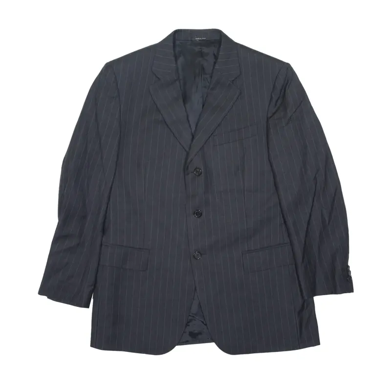 PRADA Milano Blazer Jacket Grey Wool Pinstripe Mens M