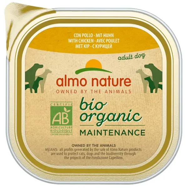 Almo nature Bio Organic Maintenance with Chicken - 300GR