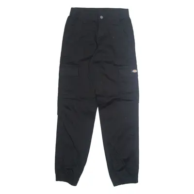 DICKIES Cargo Boys Trousers Black Regular Tapered W24 L29