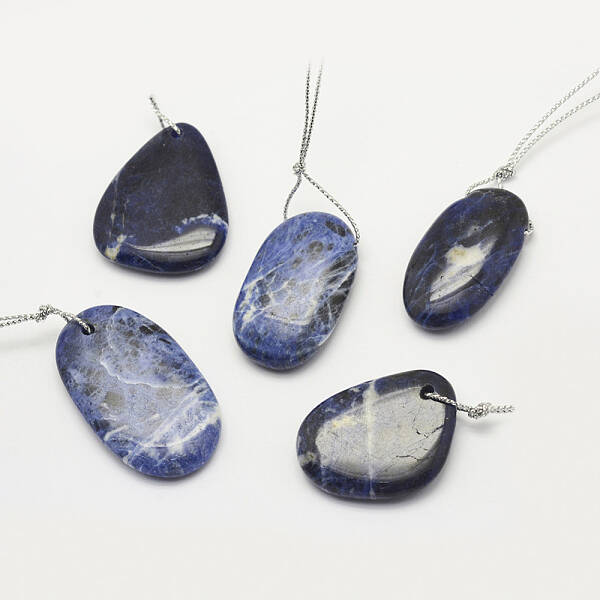 Natural Sodalite Pendants