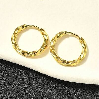 304 Stainless Steel Hoop Earrings for Women