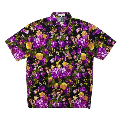 FULL COLLECTION Mens Shirt Black Floral M